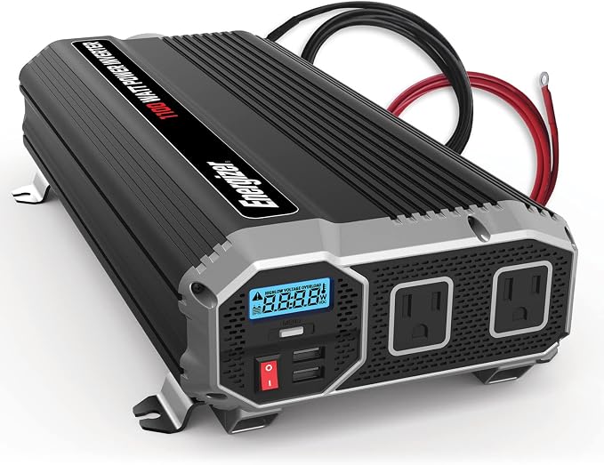 Energizer 1100 Watts Power Inverter Modified Sine Wave Car Inverter, 12V to 110 by Energizer