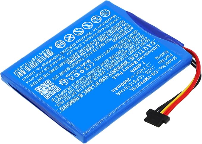 GPS Navigator Battery for Tomtom Pro 8270 Pro 8275 Bridge 4F173 UZ6 1CP515161HR - Image 2