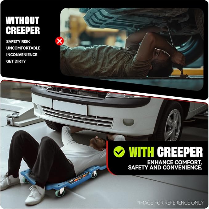 Auto Dynasty 40 Inches Mechanic Creeper, Automotive Garage Repair Low Profile - Image 6