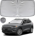 KAYZT Windshield Sun Shade for 2014-2023 Jeep Cherokee SUV Foldable Sunshade by KAYZT