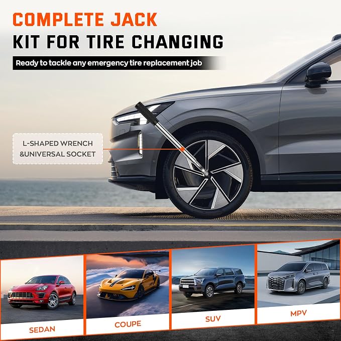 New Version Car Jack Kit Scissor Jack - Image 6