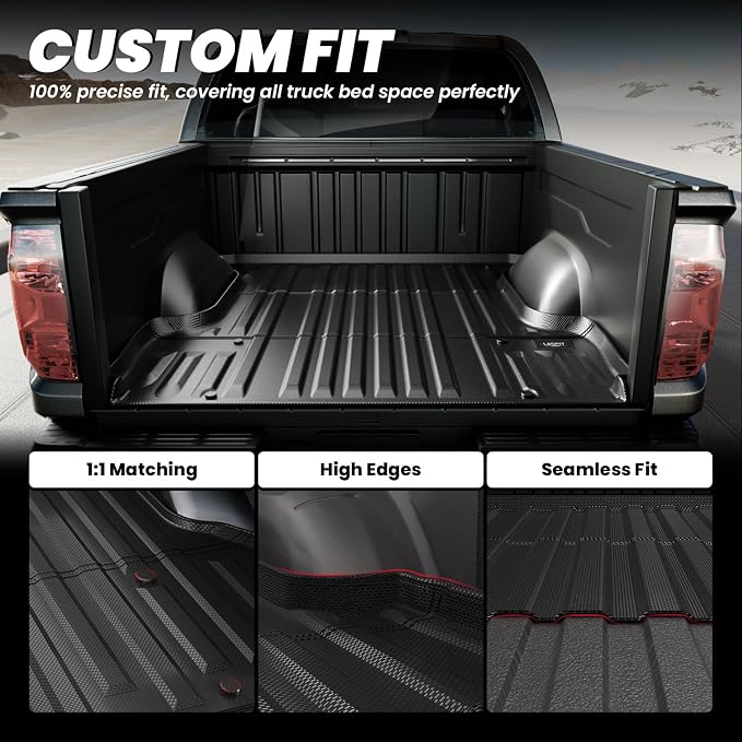 LASFIT Bed Mat for Toyota Tundra 2007-2021 Truck Bed Mat All Weather 5.5 FT Bed - Image 3