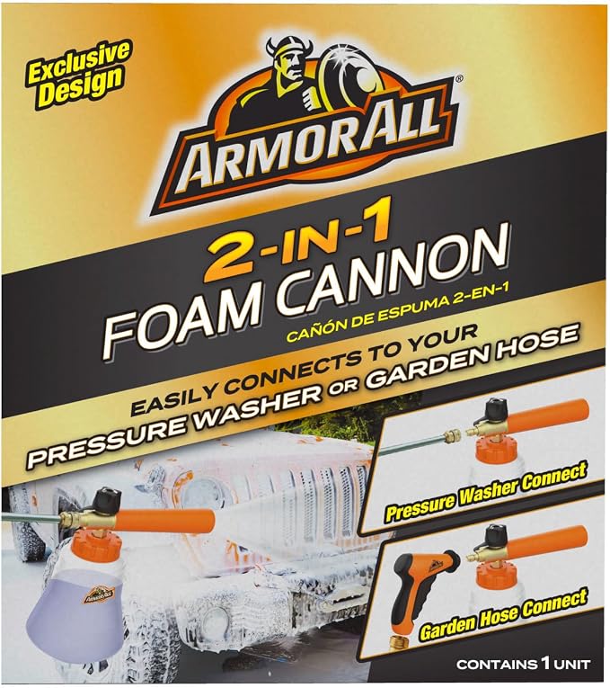 Armor All 2-in-1 Foam Cannon Kit, Car Cleaning Kit Connects to Power Washers - Image 9