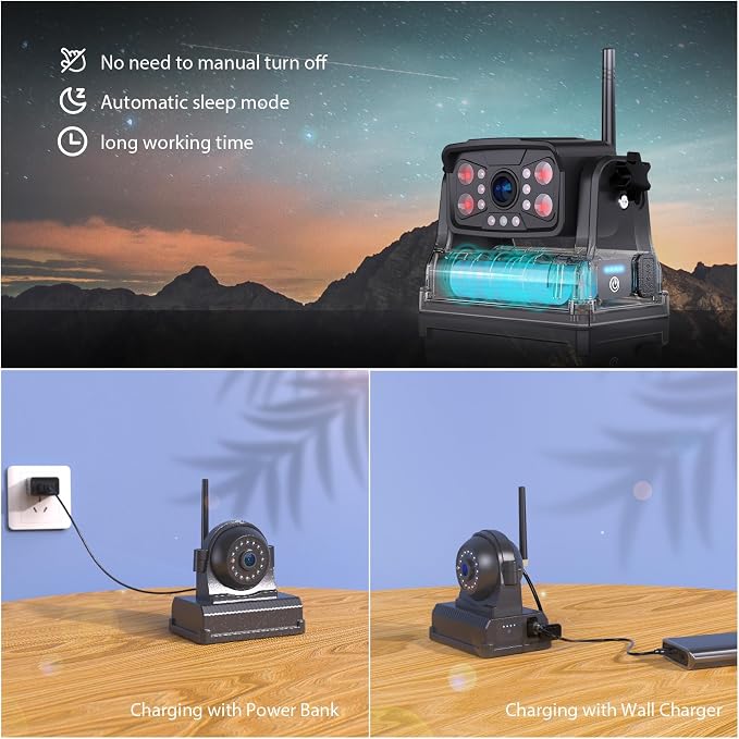 Magnetic Wireless Backup Camera: Portable Rechargeable Battery - Image 4