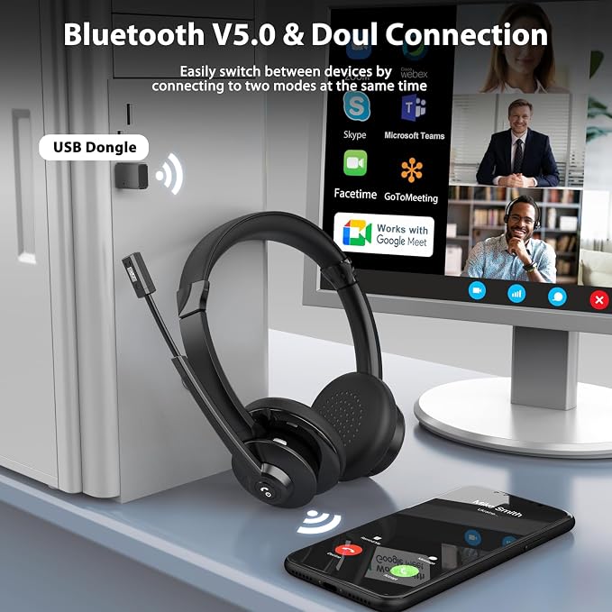 Wireless Headset，Bluetooth Headset - Image 3