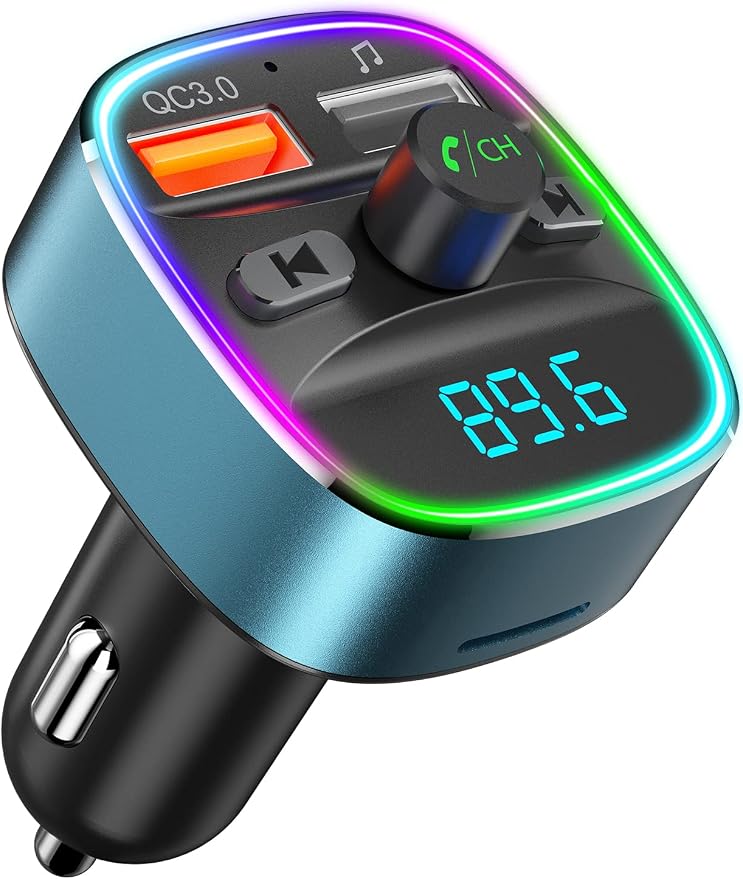 Nulaxy Bluetooth FM Transmitter, MP3 Player Support, TF Card & USB Disk by Nulaxy