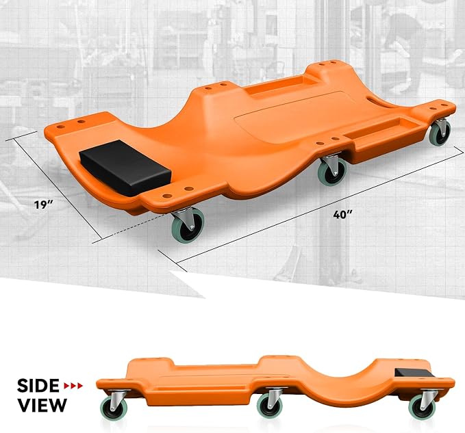 Auto Dynasty 40 Inches Mechanic Creeper, Automotive Garage Repair Low Profile - Image 7