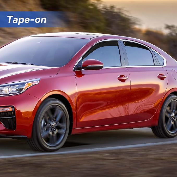 Window Visors Rain Guards for 2019 2020 2021 2022 2023 2024 Kia Forte, - Image 3