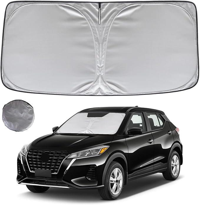 KAYZT Windshield Sun Shade for 2018-2024 Nissan Kicks Foldable Sunshade Front by KAYZT