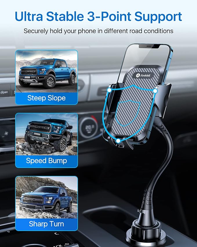 andobil Upgraded, Solidest 15in Cup Phone Holder - Image 2