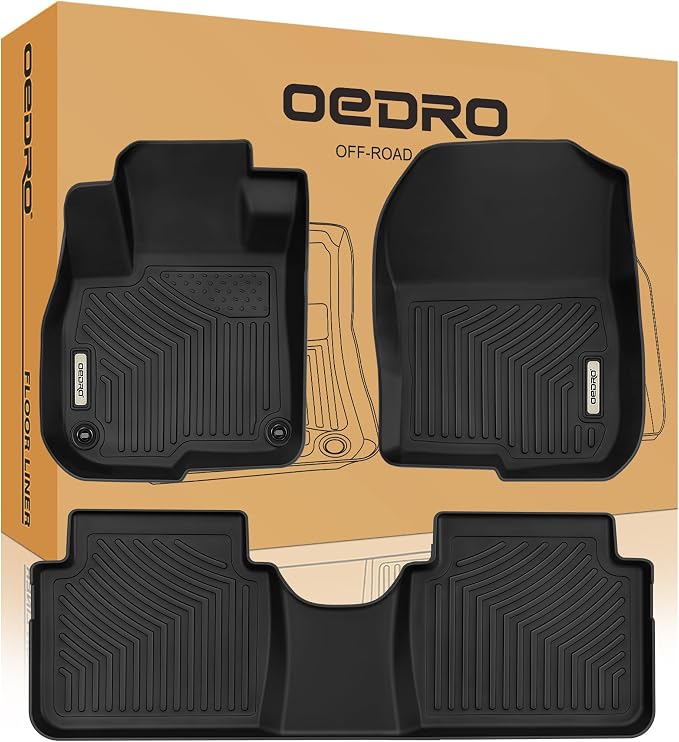 OEDRO Floor Mats Fit for Honda CR-V 2017-2022, TPE All Weather CRV Car Mats TPE by OEDRO