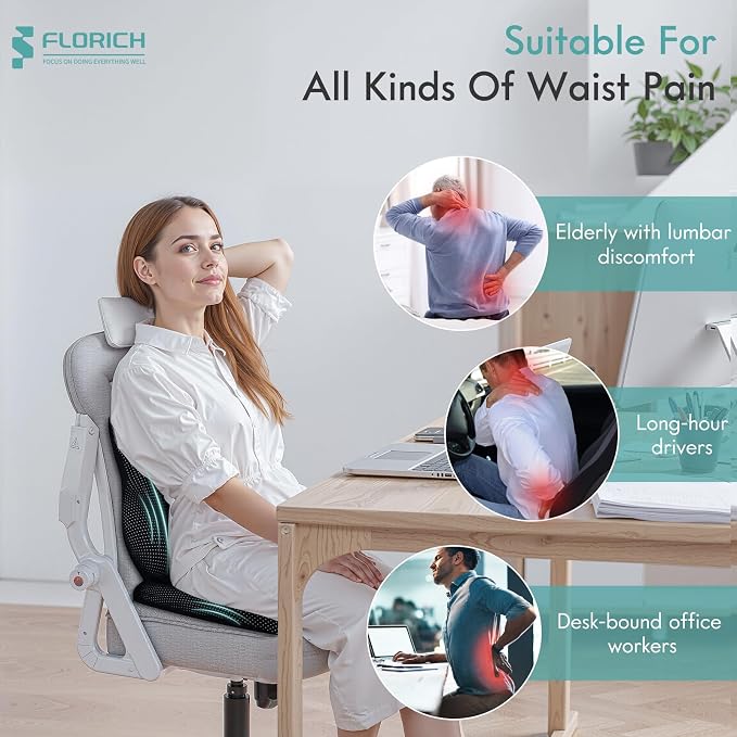 FLORICH Car Seat Cushion and Lumbar Support Pillow - Image 5