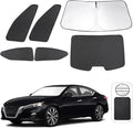 TINGLU 6PCS Window Shades for Nissan Altima 2019-2024 2025 Accessories Car Side by TINGLU