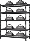 WORKPRO 5-Tier Metal Storage Shelving Unit, 48”W x 24”D x 72”H, Adjustable by WORKPRO