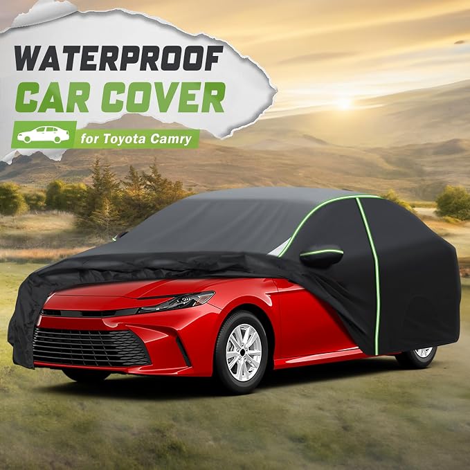 Mixsuper Liner Car Cover for Toyota Camry 1987-2025, 7 Layers Waterproof Car - Image 2