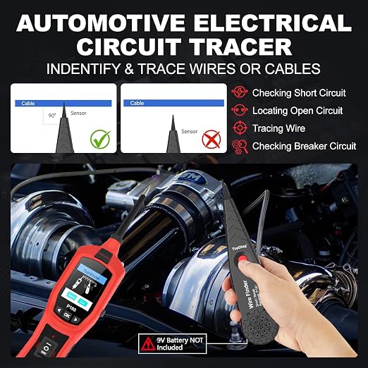 Circuit Breaker Finder Tool, Battery Tester, AC DC Voltage Tester, Fuel - Image 5