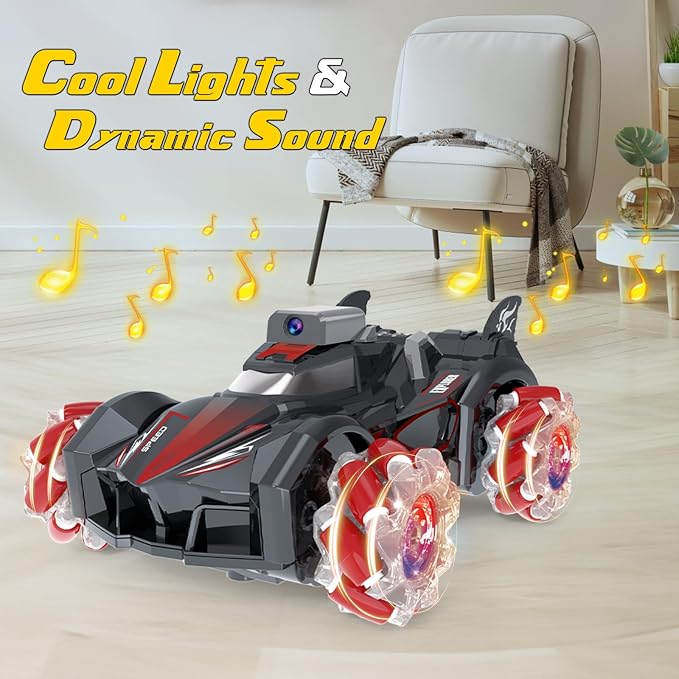 Yasola RC Car with Camera for Kids, Remote Control 360° Rotating High Speed - Image 6