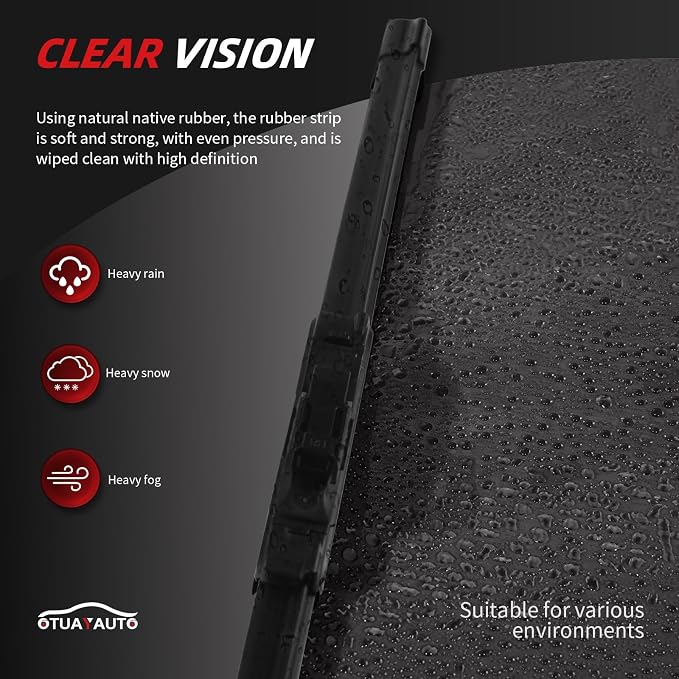 OTUAYAUTO Premium Windshield Wiper Blades - Image 5