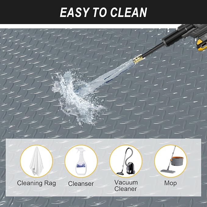 7.5x18 FT Garage Floor Mat, Flooring Roll - Image 6