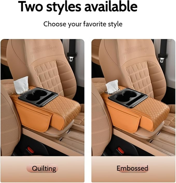 Car Center Console Cover Booster Multifunctional Car Center Console Cushion Pad - Image 6
