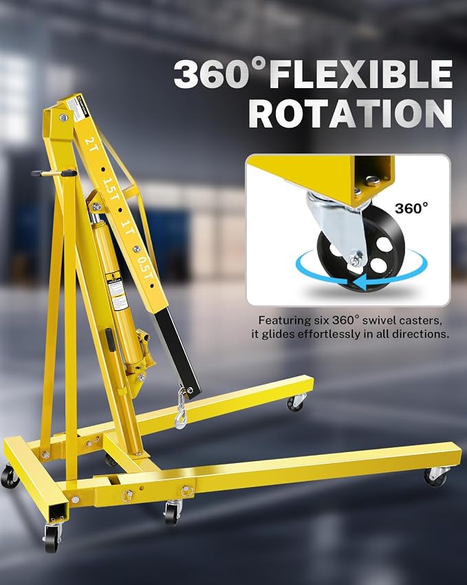 2-Ton Folding Engine Hoist - Image 3