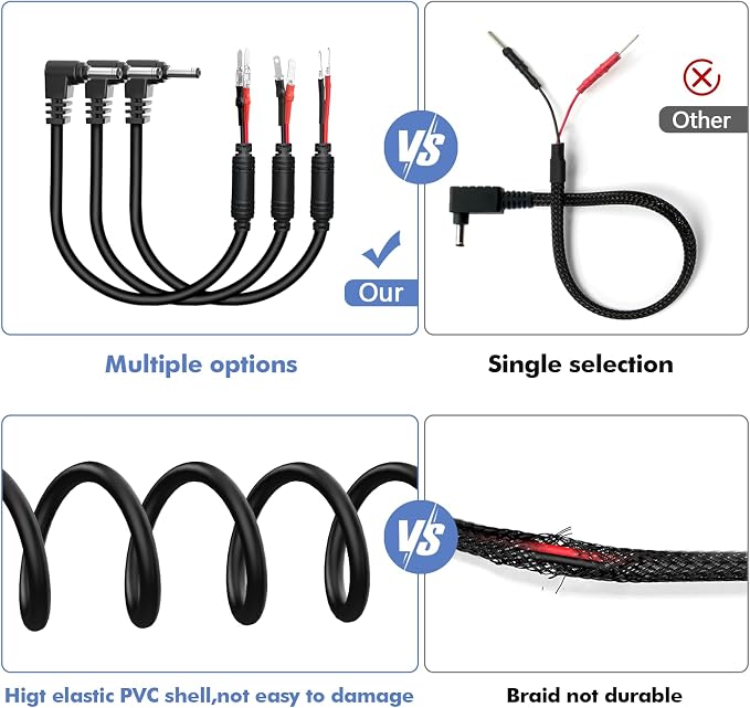 Radar Detector Hardwire Power Cord, Rearview Mirror Plug Cable, - Image 5