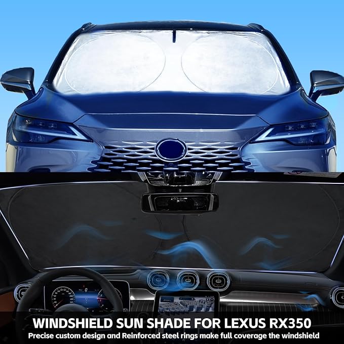 INSAUTO for RX 2025 Windshield Sun Shade Sunshade Custom-fit for Lexus RX SUV - Image 2