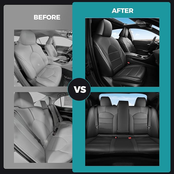 for Toyota Camry Seat Covers XLE XSE V6 2018 2019 2020 2021 2022 2023 2024 - Image 7