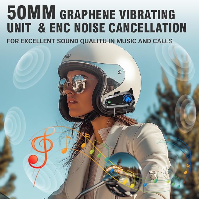 Motorcycle Helmet Bluetooth Headset, Intercom/Hands-Free - Image 7