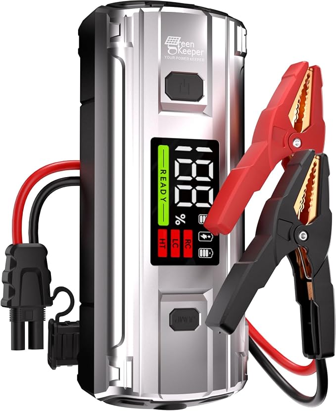 Car Jump Starter 3000A Portable: 12V Jump Start Battery Pack by GreenKeeper