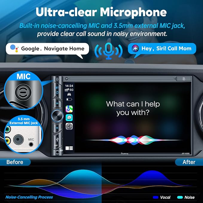 Upgrade Wireless Double Din Car Stereo - Image 4