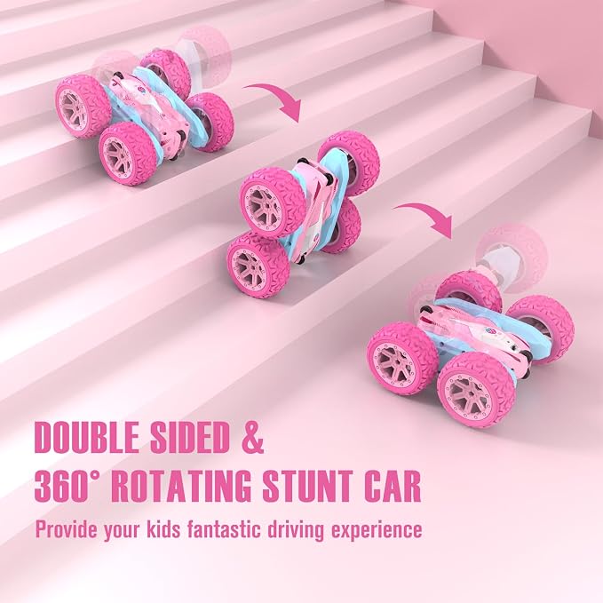 Remote Control Car, Rechargeable RC Truck, 2.4Ghz Double Sided 360° Rotating - Image 2