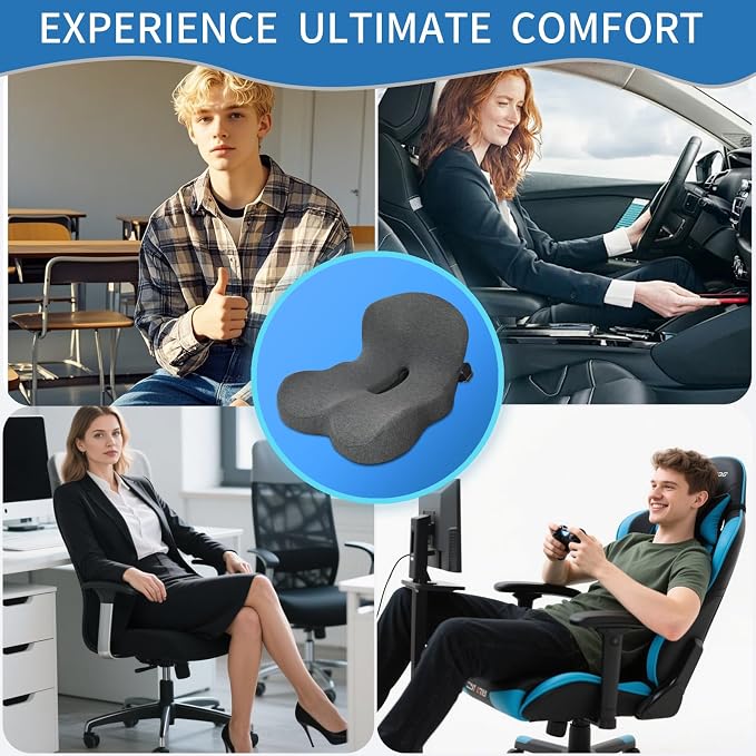 Memory Foam Seat Cushion, Office Chair Cushion - Image 8