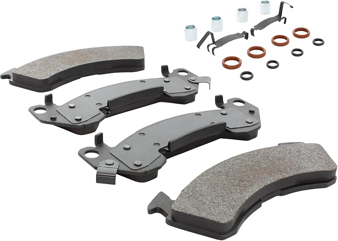 Premium Semi-Metallic Front Brake Pads Compatible - Image 2