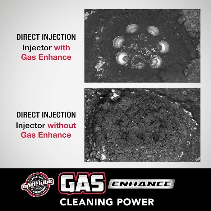 Opti-Lube Gas Enhance Fuel ADDITIVE: 8OZ Long Neck Bottles - Image 3