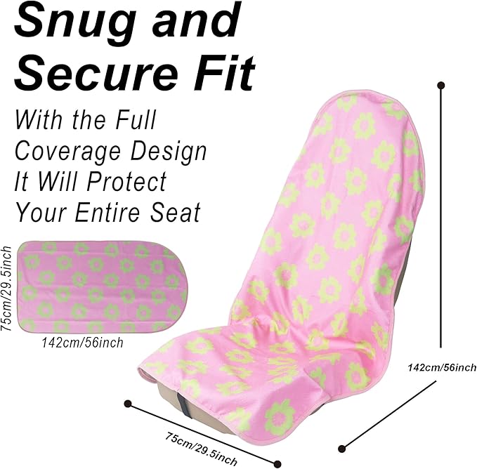 Car Seat Cover Protector Front Seats, - Image 3