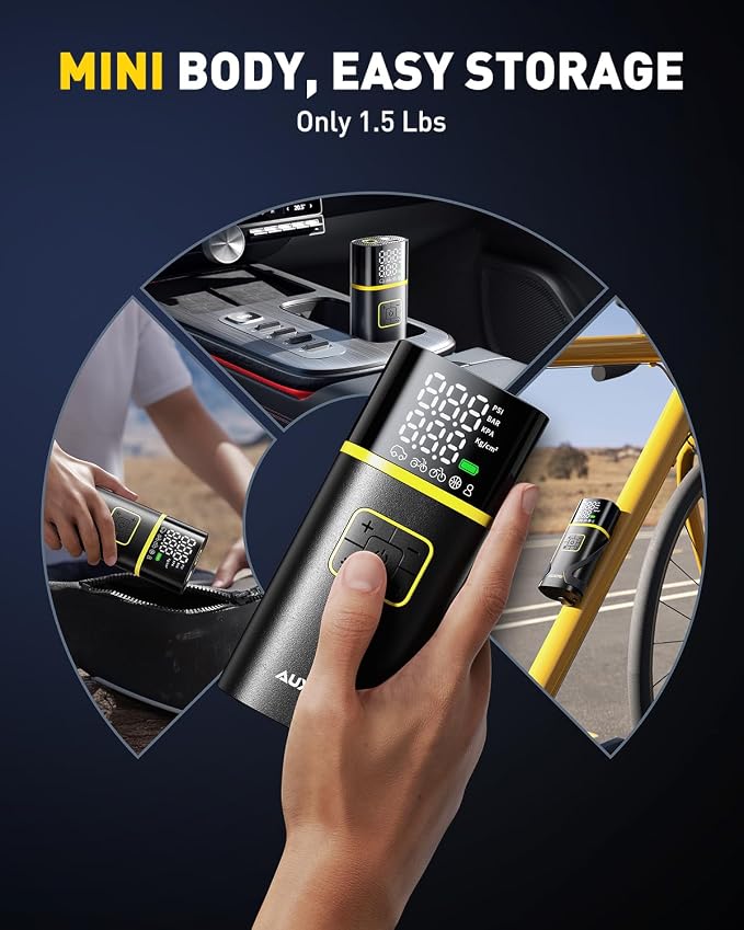 AUXITO Tire Inflator Portable Air Compressor - Image 7