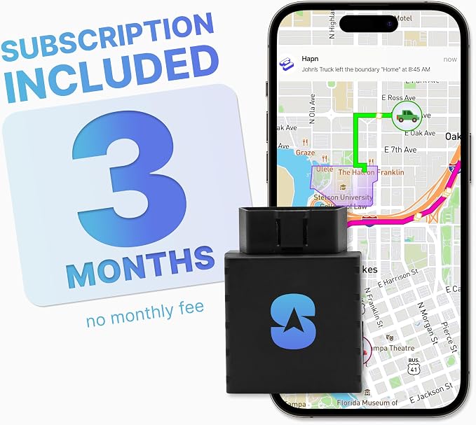 Spy Tec Plug-in GPS Car Tracker w/ 3 Month Service, No Fees, GPS Tracking - Image 2