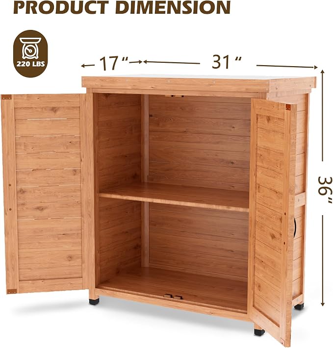 Outdoor Storage Shed Waterproof, Potting Shed - Image 2