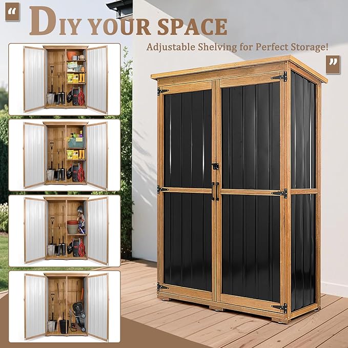 Outdoor Storage Cabinet Waterproof, Outside Cabinets Weatherproof - Image 3