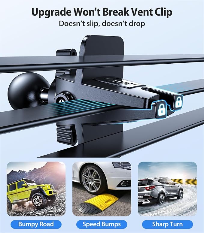 VICSEED for MagSafe Car Mount Magnetic Phone Holder for Car Vent 360 Adjustable - Image 5