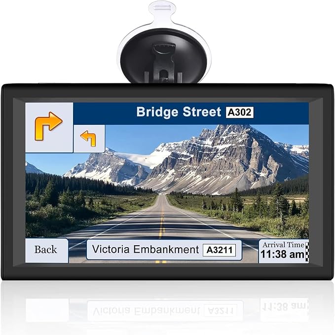 GPS Navigator for Car, Latest 2025 Map 9 inch Touch Screen Car GPS 256-16GB - Image 2