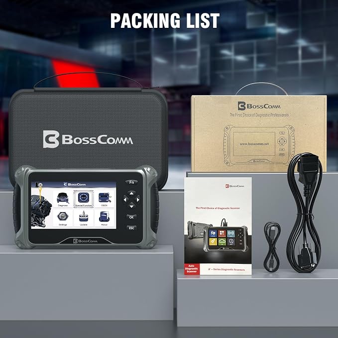 BOSSCOMM IF740 OBD2 Scanner, 4 Systems ABS/SRS/Transmission/Check Engine Code - Image 9