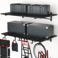 2 Pack Heavy Duty Garage Wall Shelves, Wall Organization System, Holds 250 lbs by Unknown