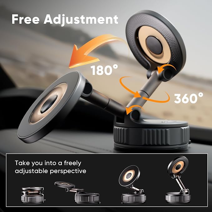 Phone Holders for Your Car, Magnetic Phone Holder for Car Phone Holder 360° - Image 6