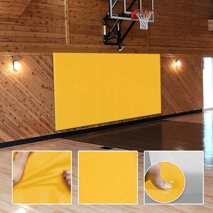 PROGOAL 2"/4" Thick Foam Protection Wall Pad，Gym Basketball-Court - Image 3