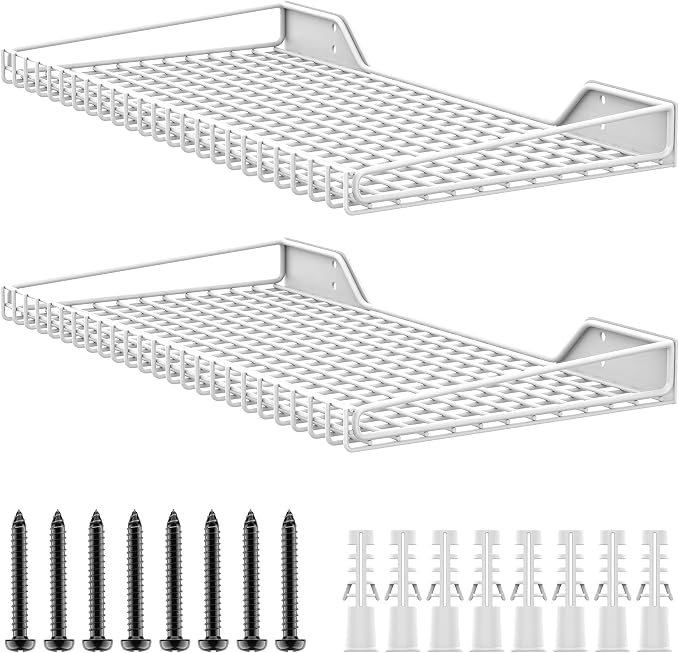 WALMANN 2 Pack Garage Wall Shelf, 23.5" x 12" Wall Mounted Storage Shelves - Image 8