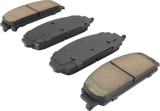 Premium Semi-Metallic Front Brake Pads Compatible - Image 2