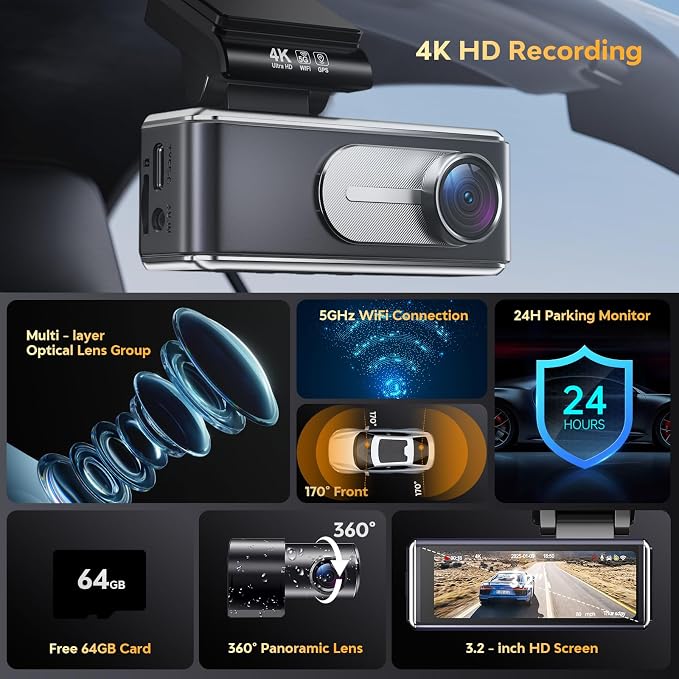 Dash Cam Front and Rear - Image 2