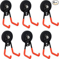 ULIBERMAGNET Heavy Duty Magnetic Garage Hooks, 6 Pack Strong Large Magnet Hooks by ULIBERMAGNET